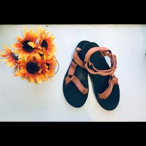 Red Teva Sandals